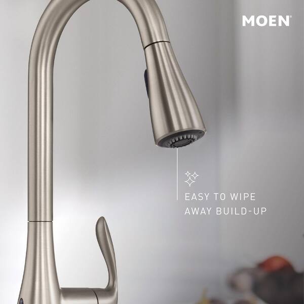 Moen Arbor Spot Resist Stainless 1-Handle Deck-Mount Bar and Prep Handle Kitchen Faucet
