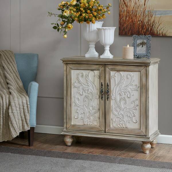 Madison Park Driscoll 2 Door Cabinet Reclaimed Natural
