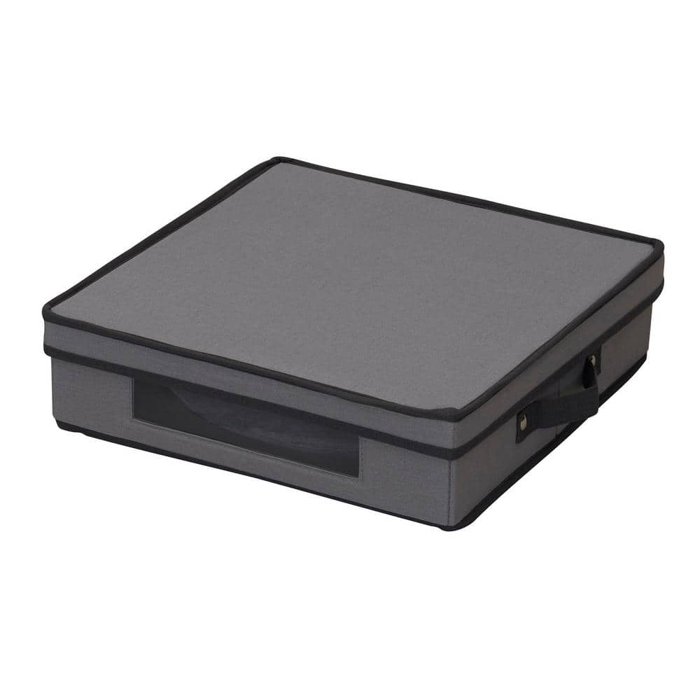 Charger Plate Storage Box, Holds 12 Charger Plates in Gray price history on PriceWatchPro