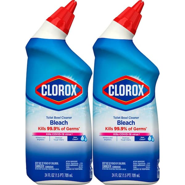 Clorox 24 oz. Rain Clean Toilet Bowl Cleaner with Bleach (2-Pack)