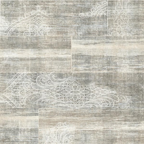 Unbranded Inaya Brown Ornament Wallpaper Sample