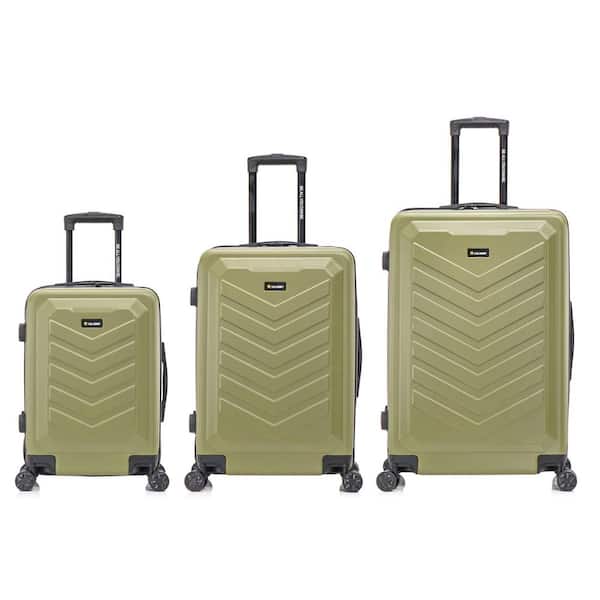 US ARMY U.S. Army FOX 3-Piece Luggage Set 20”/24”/28” Olive Drab