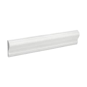 1-3/8 in. x 7/16 in. x 6 in. Long Plain Recycled Polystyrene Panel Moulding Sample
