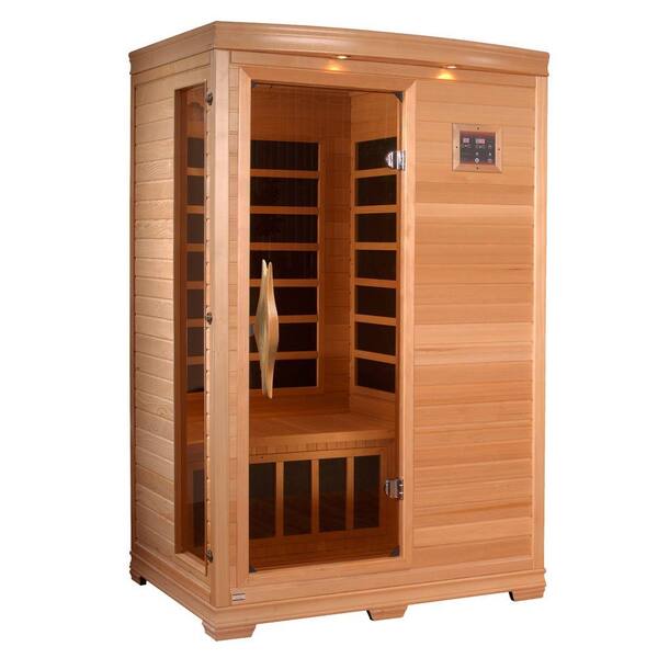 Better Life 2-Person Far Infrared Healthy Living Carbon Sauna with Chromotherapy and CD/Radio with MP3 Connection