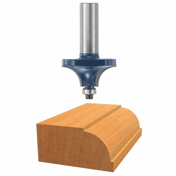 Bosch 85594MC 3/8 In x 5/8 In Carbide-Tipped Roundover Router Bit 