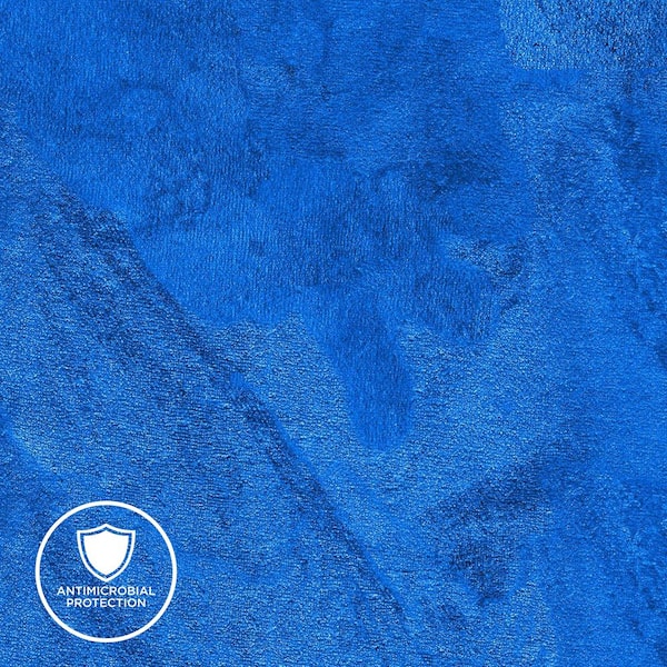Wilsonart 8 in. x 10 in. Laminate Sheet Sample in Cobalt Oscar with Virtual Design Matte Finish