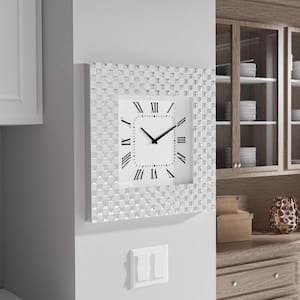 Dunia Silver Wall Clock