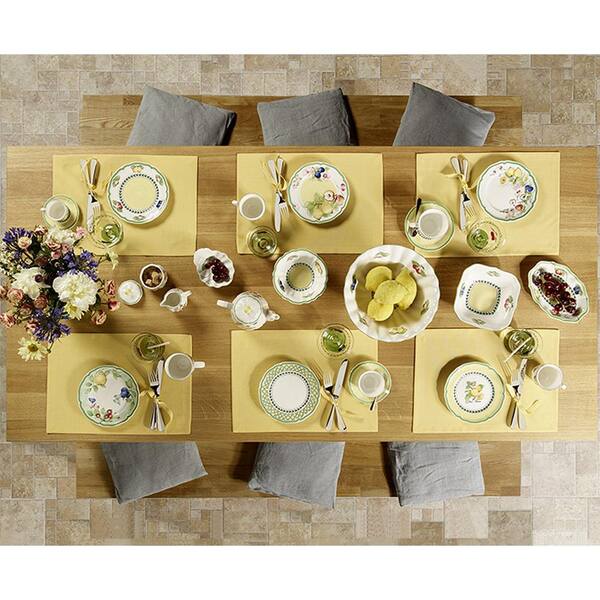Villeroy & Boch プレート11枚セット Villeroy & Boch French Garden Orange Multi Color Porcelain Salad