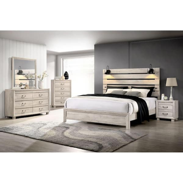 Tarrant White (Sturdy Act) 5-Drawer 31 in. Chest of Drawers