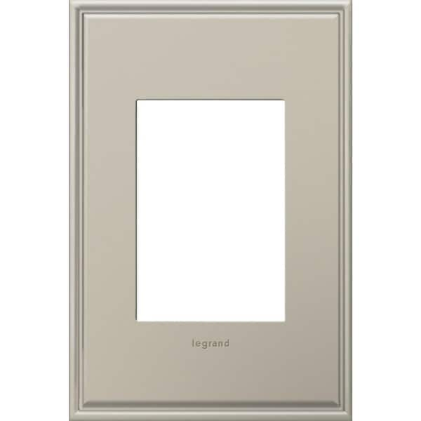 Legrand Adorne 1 Gang Plus Decorator/Rocker Wall Plate, Antique Nickel ...