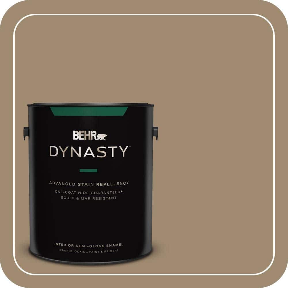 1 gal. #PMD-102 River Mud Semi-Gloss Enamel Interior Stain-Blocking Paint & Primer price history on PriceWatchPro
