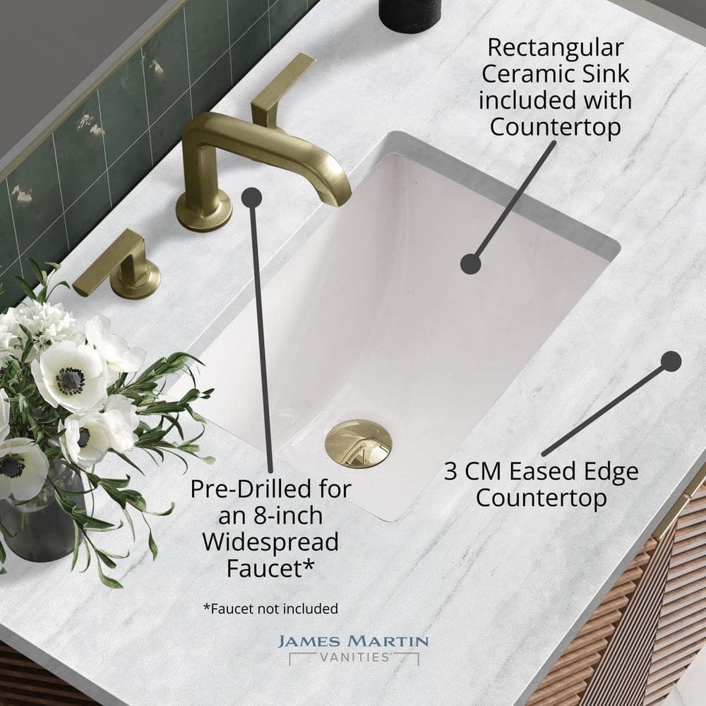 Laurent 48" Light Natural Oak Single Vanity Base