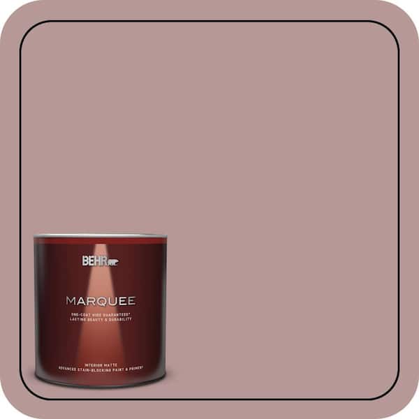 BEHR MARQUEE 1 qt. #130F-4 Fond Memory Matte Interior Paint & Primer