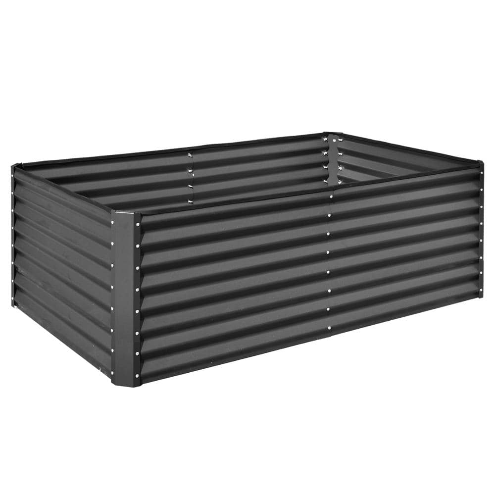 6 ft. x 3 ft. x 2 ft. Gray Rectangular Metal Raised Garden Bed price history on PriceWatchPro