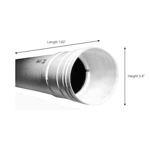 3 in. x 10 ft. Triplewall  Solid Drain Pipe