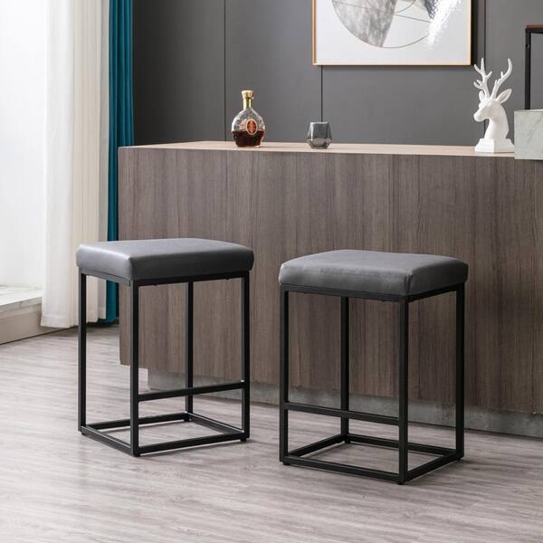 gray bar height stools