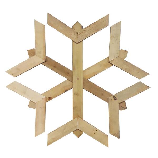 Dimensions Pallet Board Holiday Snowflake Kit