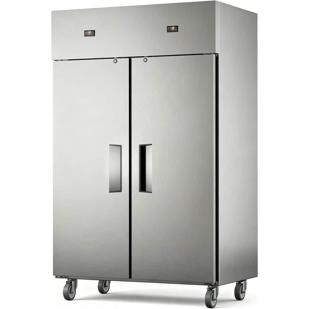48 In 38 Cu.ft Commercial Refrigerator Freezer Combo, Dual Temp Zones, Copper Compressor, LED Light Silver price history on PriceWatchPro