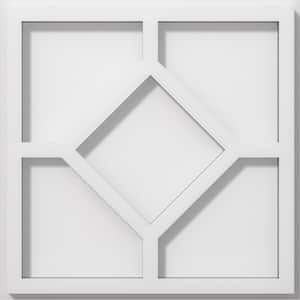 1 in. P X 3-1/2 in. C X 10 in. OD Embry Architectural Grade PVC Contemporary Ceiling Medallion