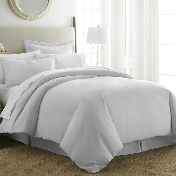 Becky Cameron Performance Light Gray, Duvet Cover Size For Queen Bed