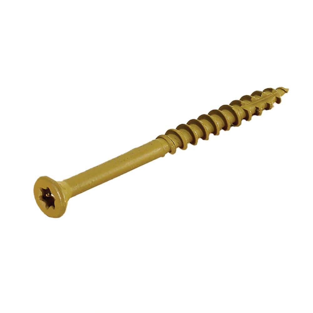 YellaWood #10 x 2.5 in. Star Flat Head Outdoor Deck Screw (2000 Pack)