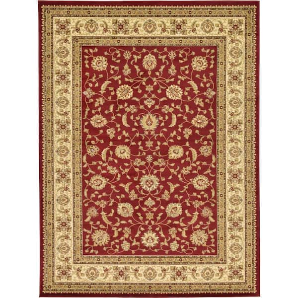 Unique Loom Voyage St. Louis Red 9' 0 x 12' 0 Area Rug