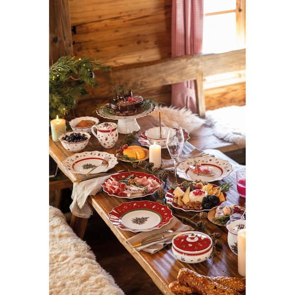 Villeroy & Boch Toy's Delight Red and White Buffet Plate