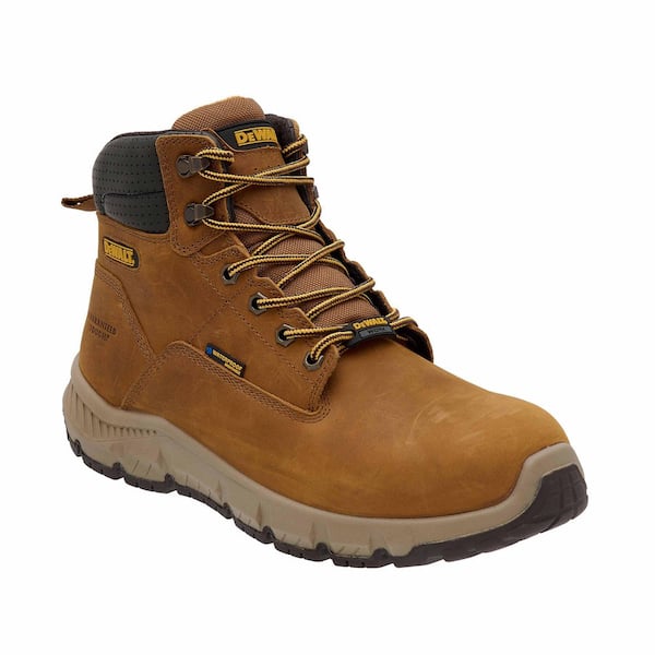 Men's Nampa Waterproof Soft Toe Size 11.5X Work Boot Wheat Poseidon