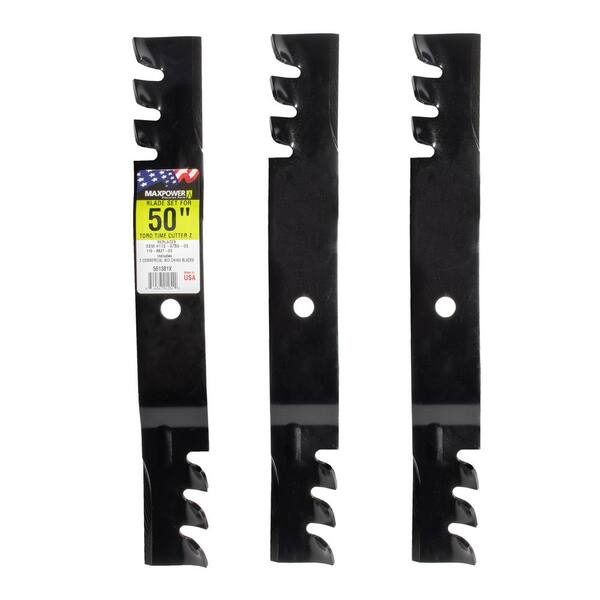 thumbnail image 2 of Set Of 3 Mulching Blades For Toro TimeCutter – Replaces 110-6837-03 & 112-9759 2 of 6
