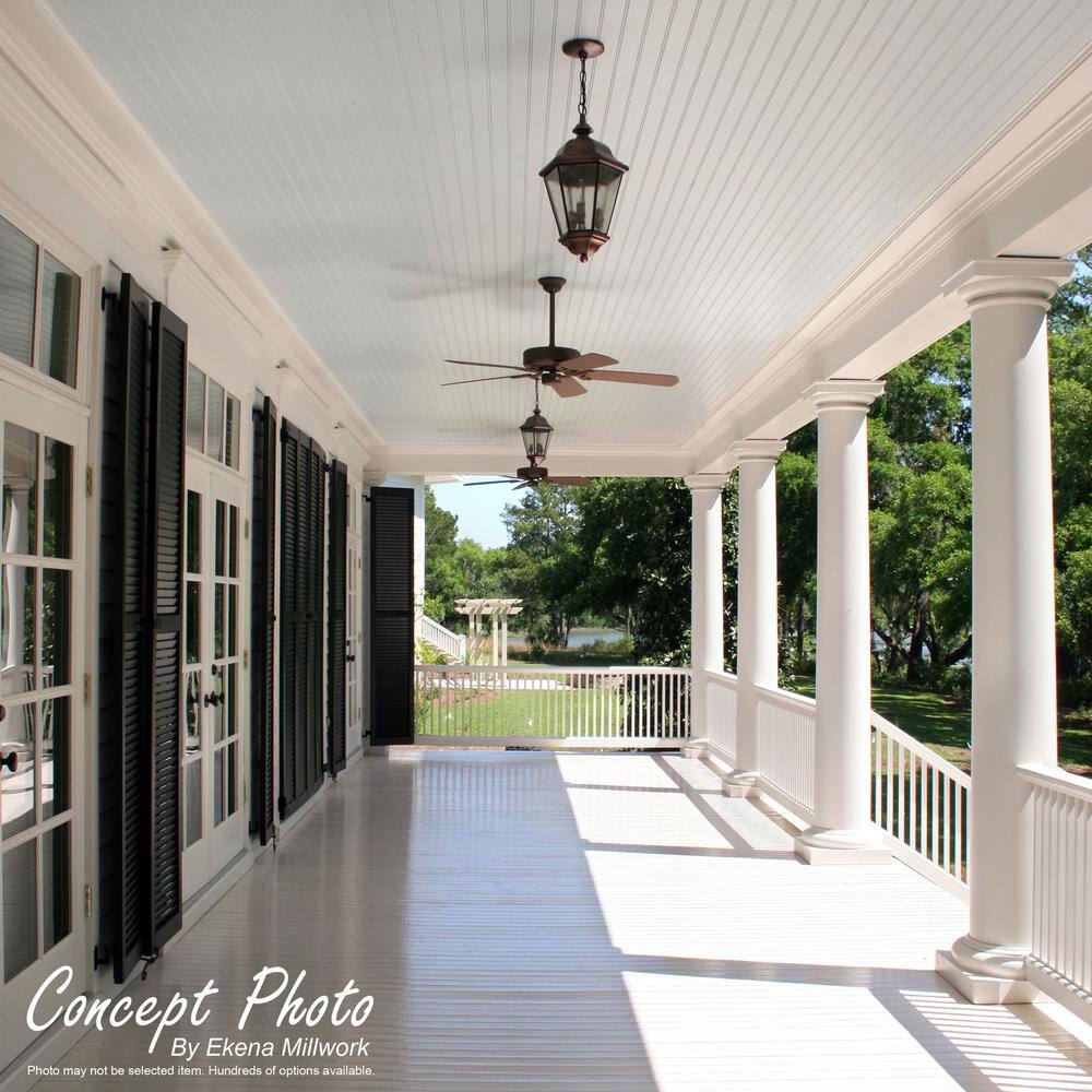 96-inch Unfinished PVC Crown Moulding for Floor