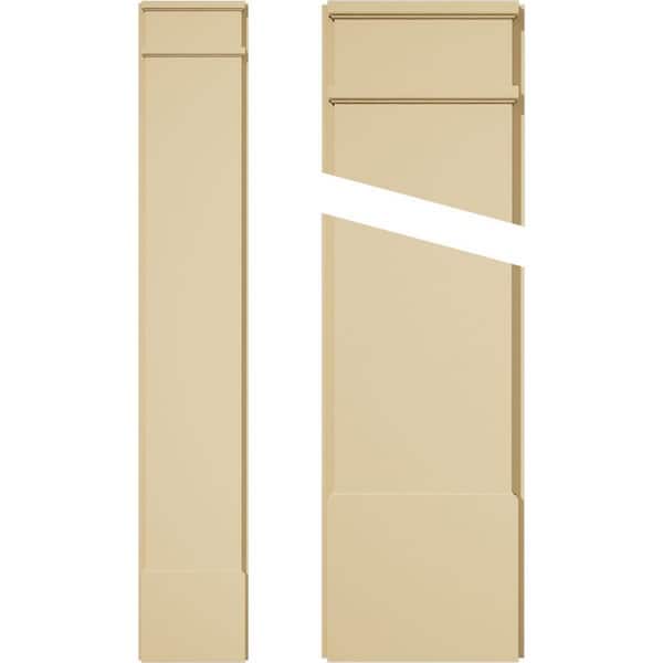 Ekena Millwork 2 in. D x 12 in. W x 72 in. L Primed Polyurethane Pilaster 1- Pack