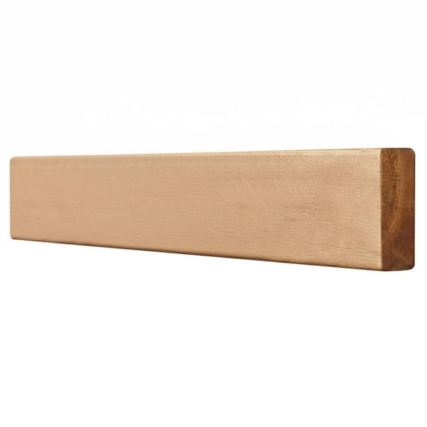 11.75 in. Acacia Wood Magnetic Knife Holder Powerful Neodymium Magnet Wall-Mount Knife Storage Strip