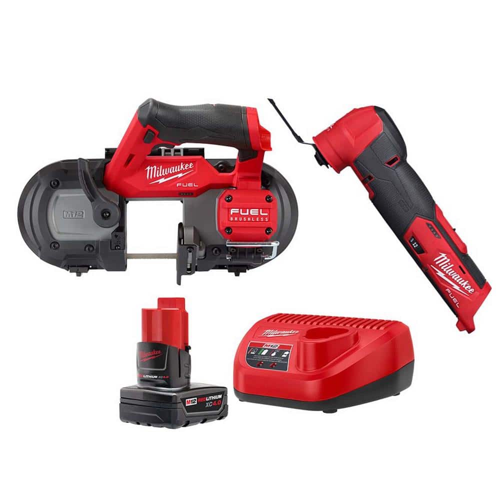 Milwaukee 2529-20 M12 FUEL Brushless Lithium-Ion Cordless Compact Band Saw (Tool Only) - 1
