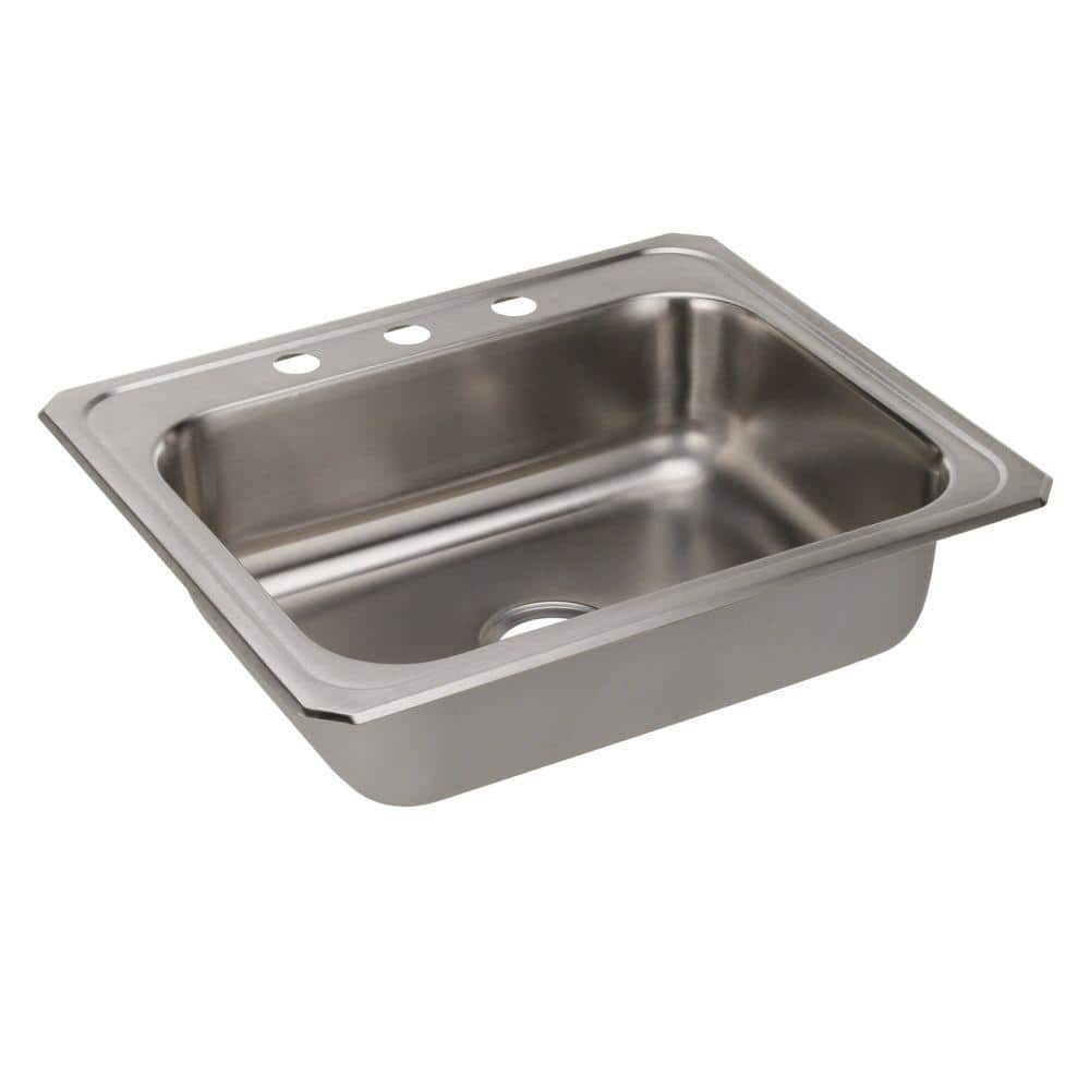 Stainless Steel Elkay Drop In Kitchen Sinks Cr25213 64 1000 