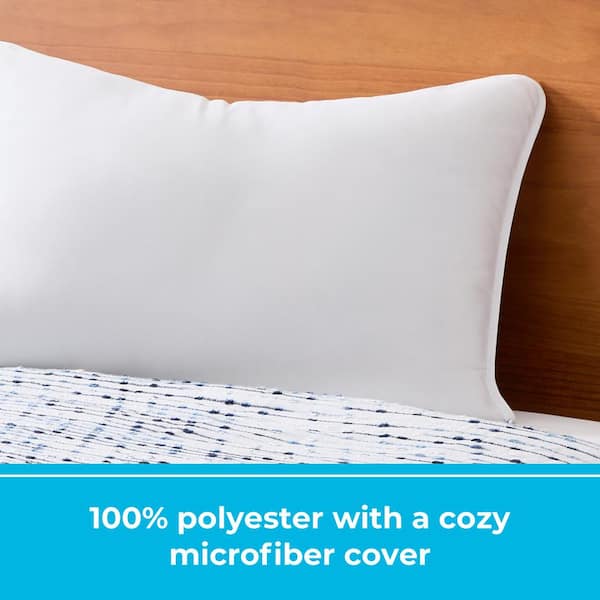 Linenspa Essentials Plush Polyfiber Standard Bed Pillow