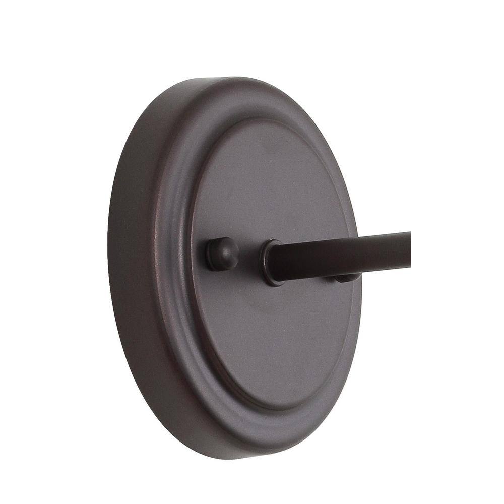 Elegant July Oil-Rubbed Bronze 3-Light Vanity Sconce with Clear Shade