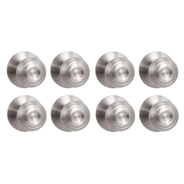 Hartford Satin Nickel Hall/Closet Door Knob (8-Pack)