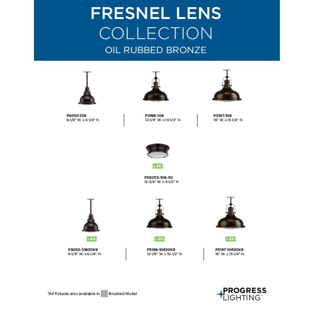 Oil Rubbed Bronze Industrial Pendant with Prismatic Glass Shade