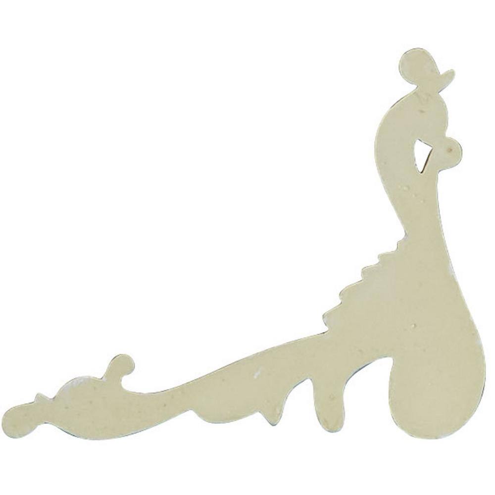 Primed White Polyurethane Architectural Scroll Onlay