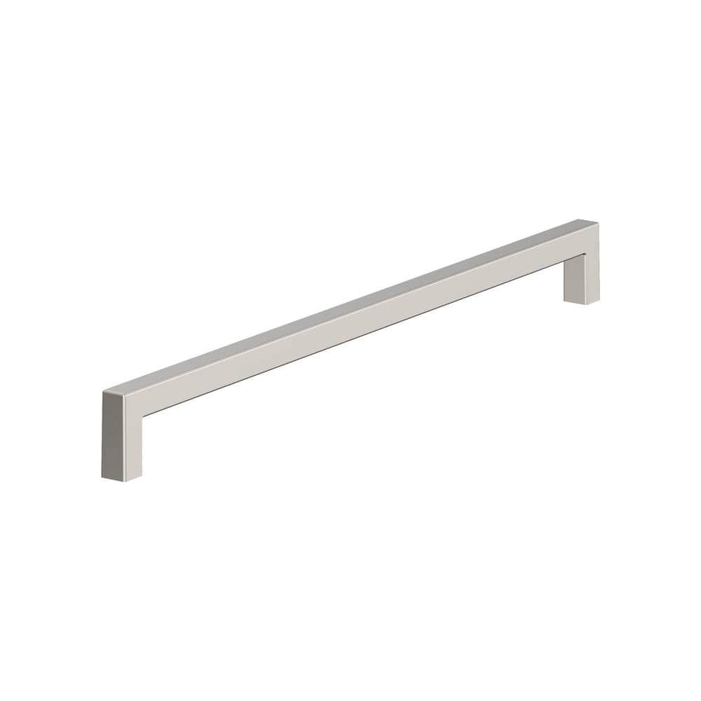 Modern Polished Nickel 18-inch Appliance Pull with Mounting Hardware