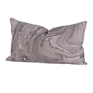 Natural, Gray 1.8 in. x 19.7 in. Throw Pillow