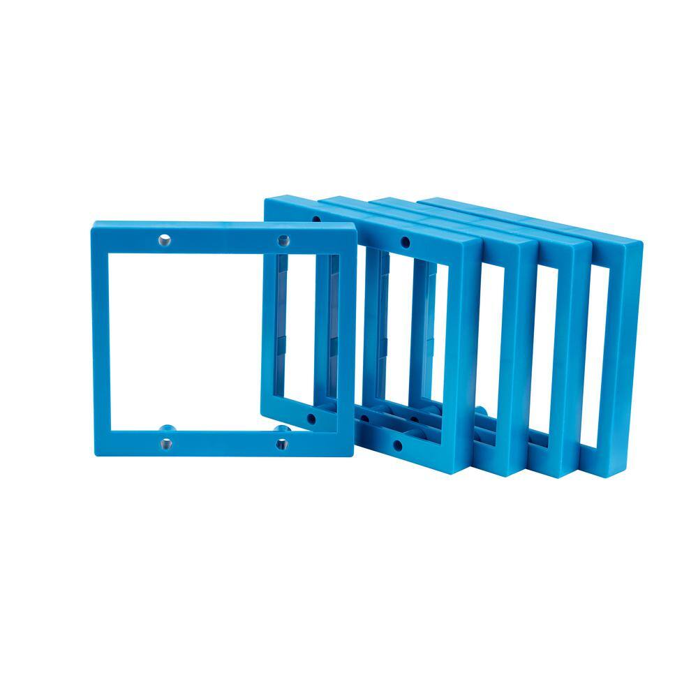 ReceptXtenders 2Gang 1/2 in. Electrical Receptacle Box Extension Ring