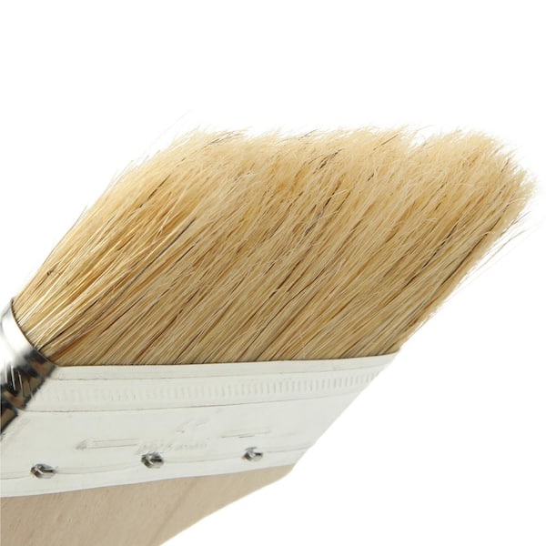 4 in. White China Bristle Flat Chip Brush 1500-4 - The Home Depot