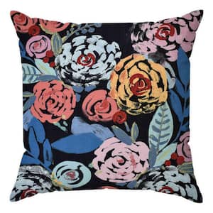 18 in. x 18 in. Outdoor Multi-Printed Recyled Polyester Throw Pillow