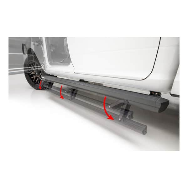 ActionTrac 79-Inch Retractable Powered Running Boards, Select Toyota Tundra Crew Cab