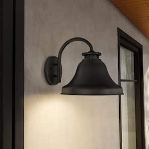Bayport 10.25 in. Bronze Dark Sky 1-Light Outdoor Line Voltage Wall Sconce with No Bulb Included
