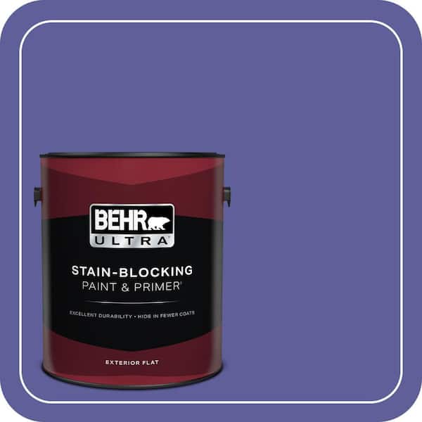 BEHR ULTRA 1 gal. #P550-6 Wizards Potion Flat Exterior Paint & Primer