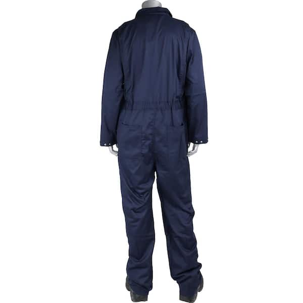 PIP Men's 2X-Large Navy Cotton AR/FR Dual Certified Economy
