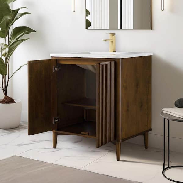 HOMEVY STUDIO Levin 30 in. W x 22 in. D x 35 in. H Single Sink