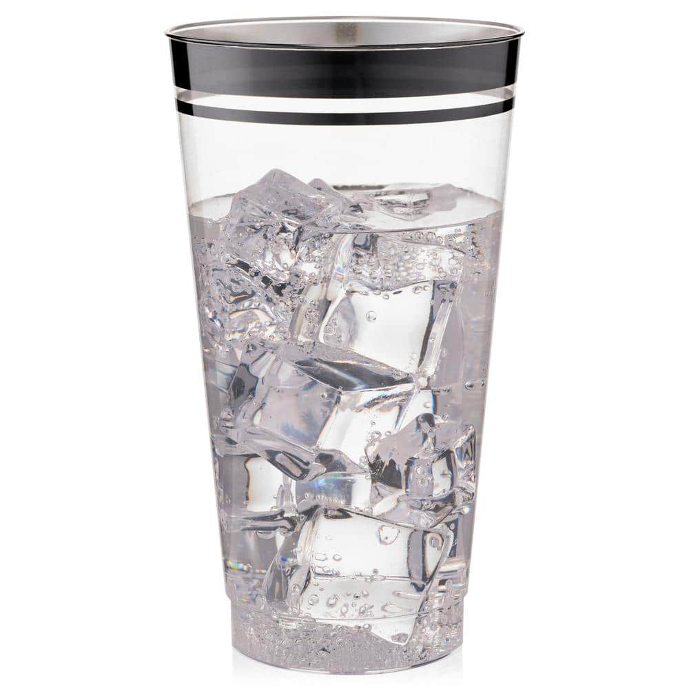 Table to Go 16 Oz 100 Piece Set Clear Cups with Flat Lids - 100 Piece - Bed  Bath & Beyond - 30492709